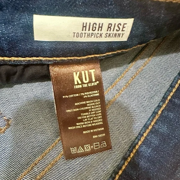 Kut from the Kloth High Rise Skinny Jeans - Picture 3 of 5